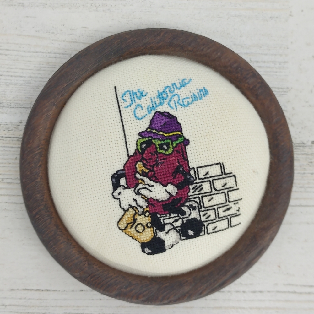 California Raisins Cross Stitch Crewel Vintage Memorabilia Collector